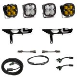 Baja Designs 2021+ Ford F150 Fog Pocket Kit SAE Amber Squadron Sport DC with Upfitter thumbnail 3