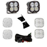 Baja Designs 07-18 Jeep Wrangler JK XL80 Drive/Combo A-Pillar Kit - White thumbnail 1
