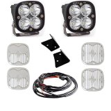 Baja Designs 07-18 Jeep Wrangler JK Squadron Pro Spot A-Pillar Kit LED Light Pods - White thumbnail 1
