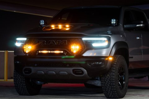 Baja Designs 21+ Dodge Ram TRX LP9 Series Bumper Kit thumbnail 1