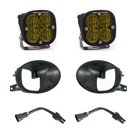 Baja Designs 19-22 Mercedes Benz Sprinter Squadron SAE Fog Pocket Light Kit - Amber
