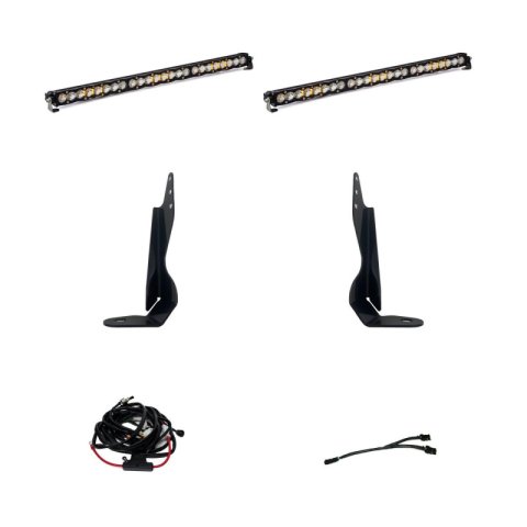 Baja Designs GMC 2020-22 Sierra 2500HD/3500HD Dual 30in Grille Light Bar Kit thumbnail 1