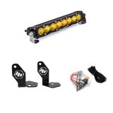 Baja Designs Polaris Pro-R S8 10in Hood Mount Kit - Amber thumbnail 1