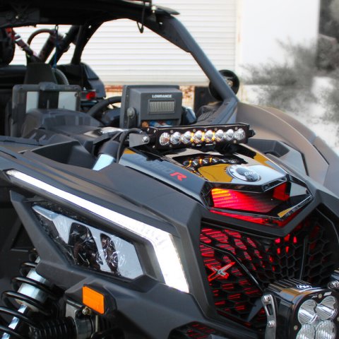Baja Designs Can-Am X3 Shock Mount Kit w/10in S8 Light Bar - Amber thumbnail 1