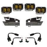 Baja Designs 19-22 Dodge RAM 1500 Rebel / 21-22 1500 TRX S2 SAE Dual Fog Pocket Light Kit - Amber thumbnail 4