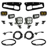 Baja Designs 21-22 Ford Bronco w/Steel Bumper S2 SAE Pro Fog Pocket Light Kit - Amber thumbnail 2