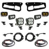 Baja Designs 21-22 Ford Bronco w/Steel Bumper S2 SAE Pro Fog Pocket Light Kit - Amber thumbnail 4
