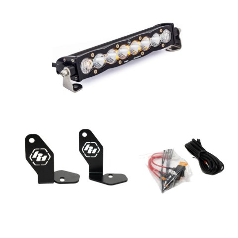 Baja Designs 22-23 Polaris RZR Pro R S8 10in Hood Mount Kit - Clear thumbnail 1