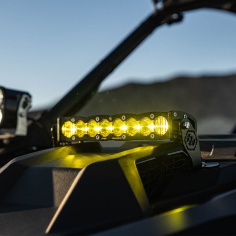 Baja Designs 22-23 Polaris RZR Pro R S8 10in Hood Mount Kit - Clear thumbnail 2