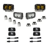 Baja Designs 21+ Ford Raptor/22+ Bronco S2 SAE Pro Fog Pocket Light Kit Clear/Amber thumbnail 5