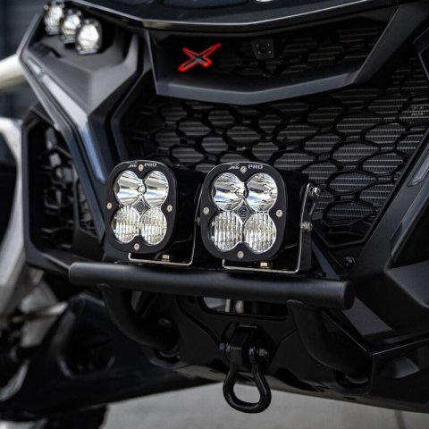 Baja Designs 2024+ Can-Am Maverick R XL Pro Push Bar Bumper Kit - Clear thumbnail 1