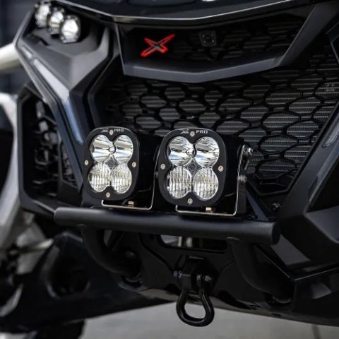 Baja Designs 2024+ Can-Am Maverick R XL Pro Push Bar Bumper Kit - Clear thumbnail 2