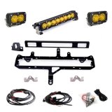 Baja Designs 2024+ Toyota Tacoma S8 10in Light Bar / S2 Pro TRD Pro Grille Conversion Light Kit thumbnail 2