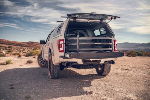 AMP Research 16-22 Toyota Tacoma BedXtender HD Sport - Silver thumbnail 5