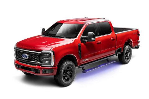 AMP Research 2022 Ford F-250/350/450 (250/350 Only Sync 4 Models) Crew Cab PowerStep XL - Black thumbnail 3