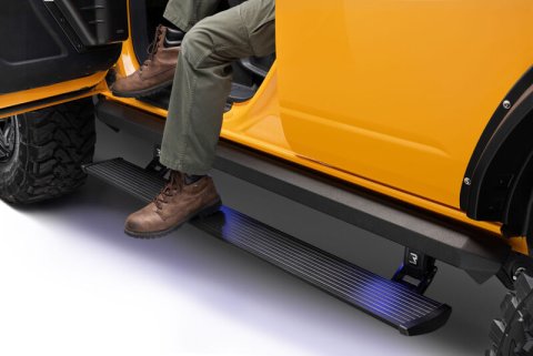 AMP Research 21-23 Ford Bronco 4 Door (Excl. Raptor) XL PowerStep - Black thumbnail 1