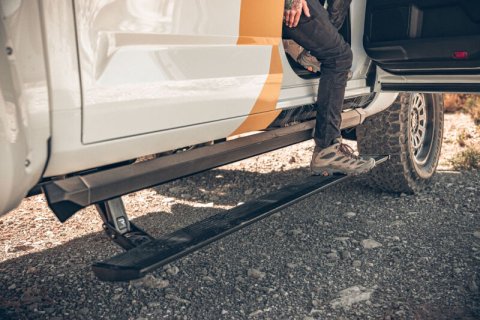 AMP Research 22-23 Toyota Tundra Crewmax PowerStep XL - Black thumbnail 1