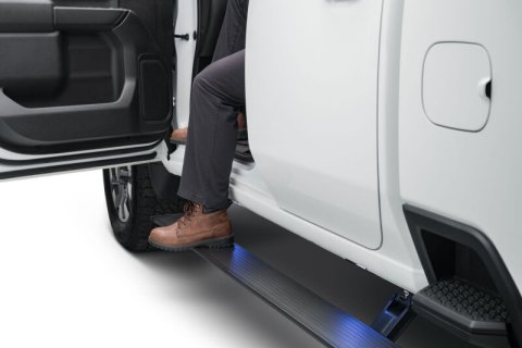 AMP Research 22-23 Toyota Tundra (Gas Models) PowerStep Plug & Play - Black thumbnail 2