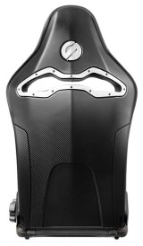 Sparco Seat SPX Special Edition Black/Grey w/ Gloss Carbon Shell - Left thumbnail 1