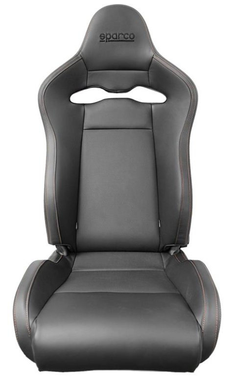 Sparco Seat SPX Special Edition Black/Red w/ Gloss Carbon Shell - Right thumbnail 3