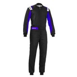 Sparco Suit Rookie Medium BLK/BLU thumbnail 2