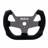 Sparco F10A Suede Black Steering Wheel thumbnail 2
