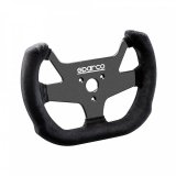 Sparco F10A Suede Black Steering Wheel thumbnail 3