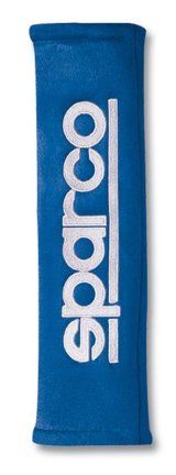 Sparco Belt Pad 2In Alcantara Blue thumbnail 1