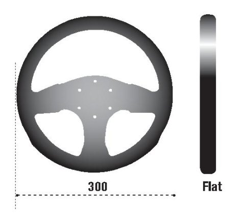 Sparco Steering Wheel 300 Suede Black thumbnail 3