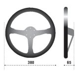 Sparco Steering Wheel 368 Suede Black thumbnail 2