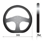 Sparco Steering Wheel P 222 Silver thumbnail 2