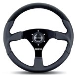 Sparco Steering Wheel L505 Lap 5 Blk/Blk/Blk thumbnail 2