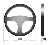 Sparco Steering Wheel L505 Lap 5 Blk/Blk/Blk thumbnail 3