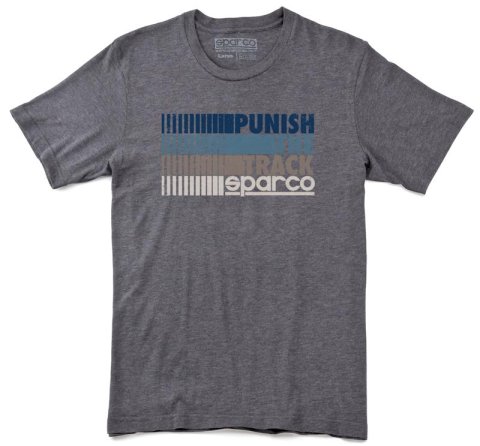 Sparco T-Shirt Punish Gry Xxl