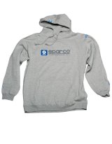 Sparco Sweatshirt Hooded charcoal Grey Lrg thumbnail 1