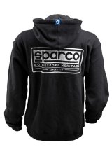 Sparco Sweatshirt Hooded Heritage Blk Xl thumbnail 2