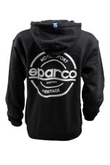 Sparco Sweatshirt Hooded S-Seal Blk Med thumbnail 1