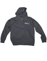 Sparco Sweatshirt Zip WWW Gry Xlrg thumbnail 2