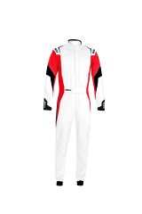 Sparco Suit Competition (Boot Cuff) 54 White/Red thumbnail 2