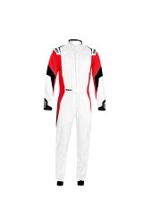 Sparco Suit Competition (Boot Cuff) 58 White/Red thumbnail 2