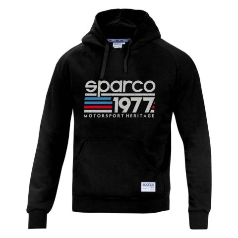 Sparco Hoodie 1977 MED Black
