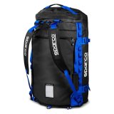 Sparco Bag Dakar Duffle SMALL Black/Blu thumbnail 2