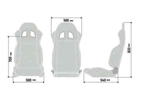 Sparco Seat R100 Black/Red thumbnail 1