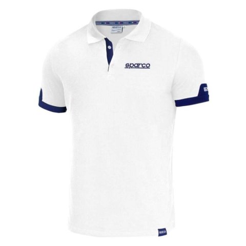 Sparco Polo Corporate MED White