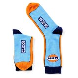 Sparco Gulf Blue Socks 41/46 thumbnail 1