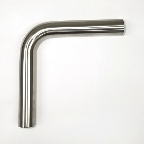Stainless Bros 1.50in Diameter 1.5D / 2.25in CLR 90 Degree Bend 6.5in leg/6.5in leg Mandrel Bend thumbnail 2