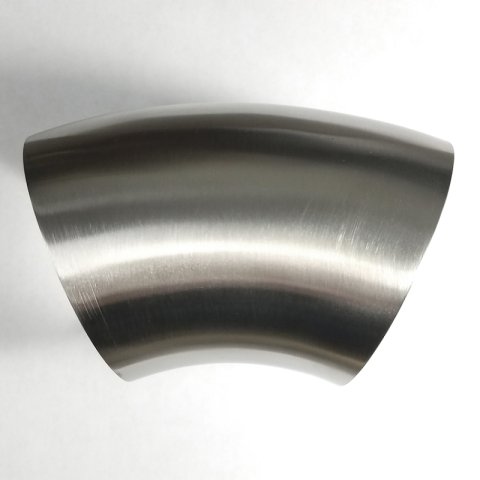 Stainless Bros 2.0in Diameter 1.5D / 3in CLR 45 Degree Bend No Leg Mandrel Bend thumbnail 1