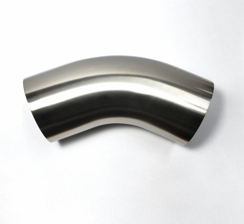 Stainless Bros 304SS 5in Diameter 1D Radius 45 Degree Bend Elbow Mandrel Bend thumbnail 2
