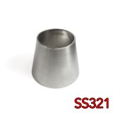 Stainless Bros 2in to 2.5in SS321 Transition Reducer 1.188in Overall Length - 16GA/.065in Wall thumbnail 1