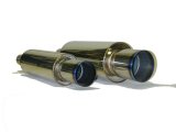 HKS Universal Stainless Hi Power 170mm Titanium Muffler thumbnail 1